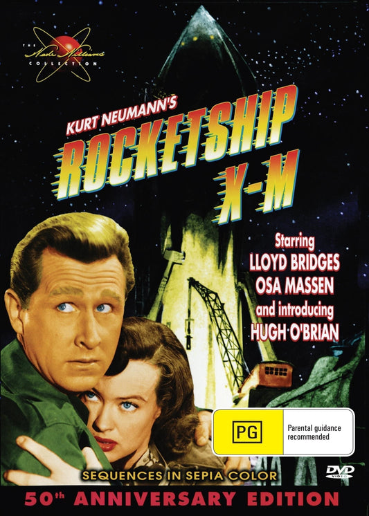 DVD cover of Rocketship X-M featuring Lloyd Bridges and Osa Massen, from Rare and Collectible DVDs collection.