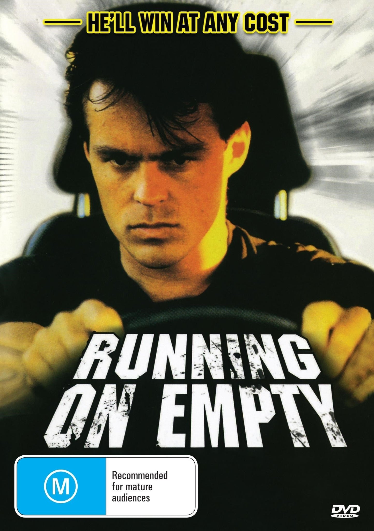 DVD cover of Running on Empty drama featuring Terry Serio and Deborah Conway, with artwork and title text visible.