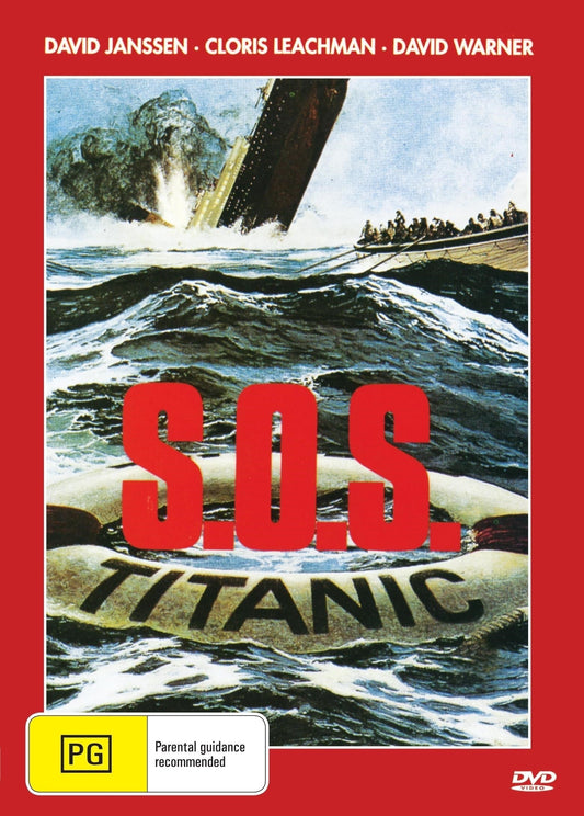 S.O.S Titanic DVD featuring David Janssen and Cloris Leachman, historical drama, collectible rareandcollectibledvds product image