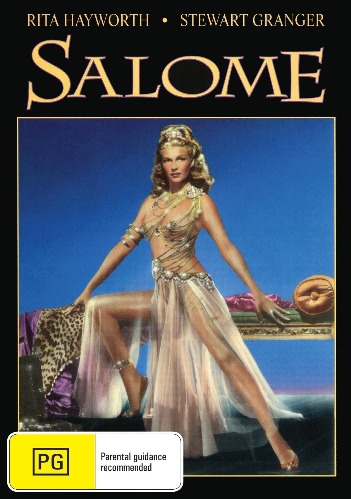 Salome on DVD featuring Rita Hayworth and Stewart Granger, a drama film available from rareandcollectibledvds.