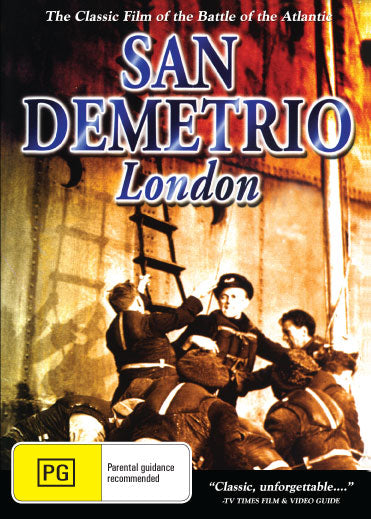 San Demetrio London DVD featuring dramatic scenes with Arthur Young and Walter Fitzgerald, from Rareandcollectibledvds.