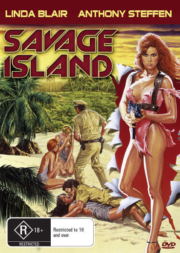Savage Island DVD featuring action with Anthony Steffen and Ajita Wilson, collectible film from Rare and Collectible DVDs.