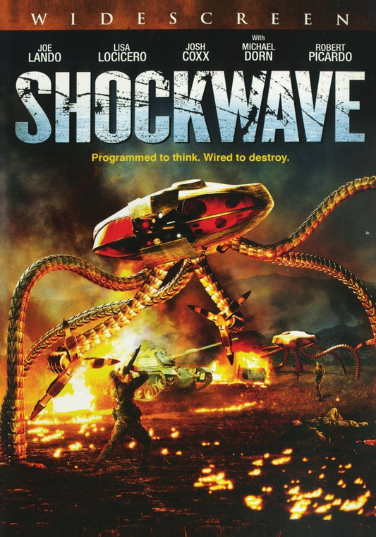 Shockwave DVD cover featuring Stacey Oristano and Rib Hillis, action genre movie from rareandcollectibledvds.