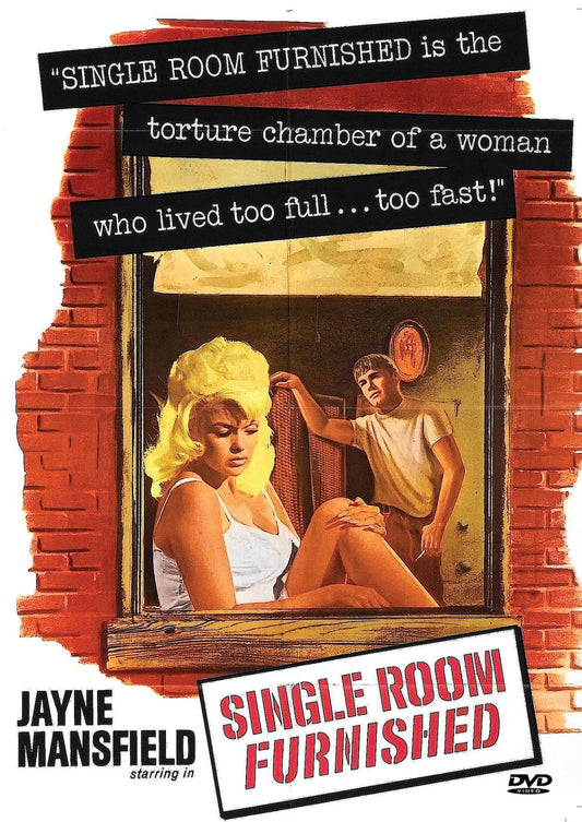 Single Room Furnished DVD drama featuring Jayne Mansfield, directed by Dorothy Keller, from rareandcollectibledvds.
