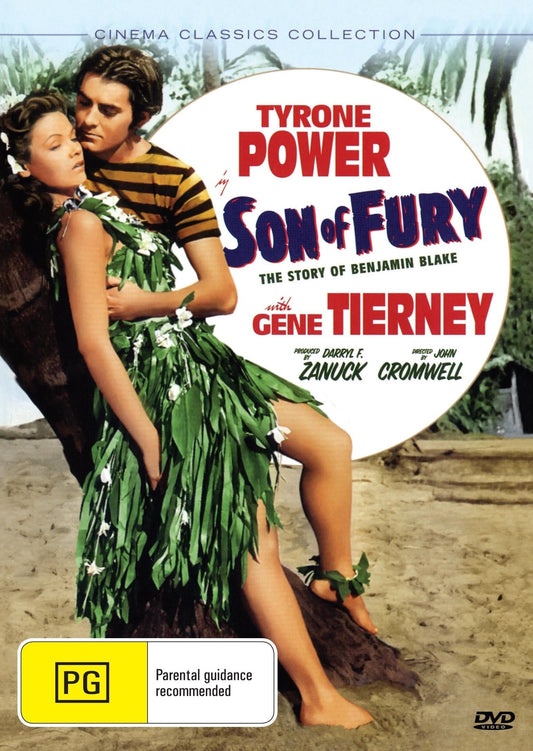 Son of Fury DVD featuring Tyrone Power and Gene Tierney, drama film in collectible condition, from rareandcollectibledvds