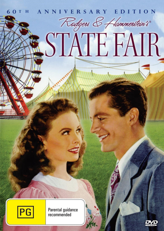 State Fair DVD featuring romance stars Pat Boone and Bobby Darin, collectible film from rareandcollectibledvds.