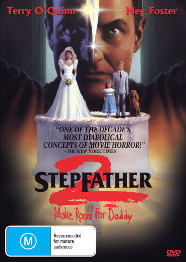 DVD cover of Stepfather 2 horror movie starring Terry O'Quinn and Meg Foster, from Rare and Collectible DVDs collection.
