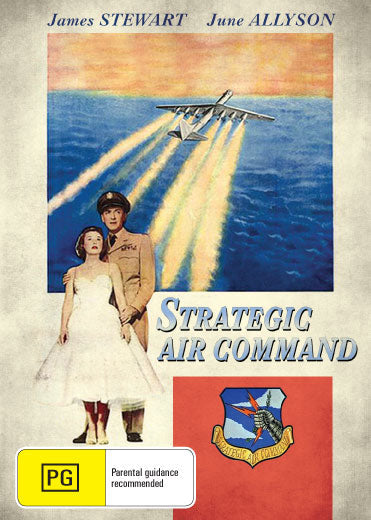 DVD of Strategic Air Command drama featuring James Stewart and June Allyson, collectible edition from rareandcollectibledvds.