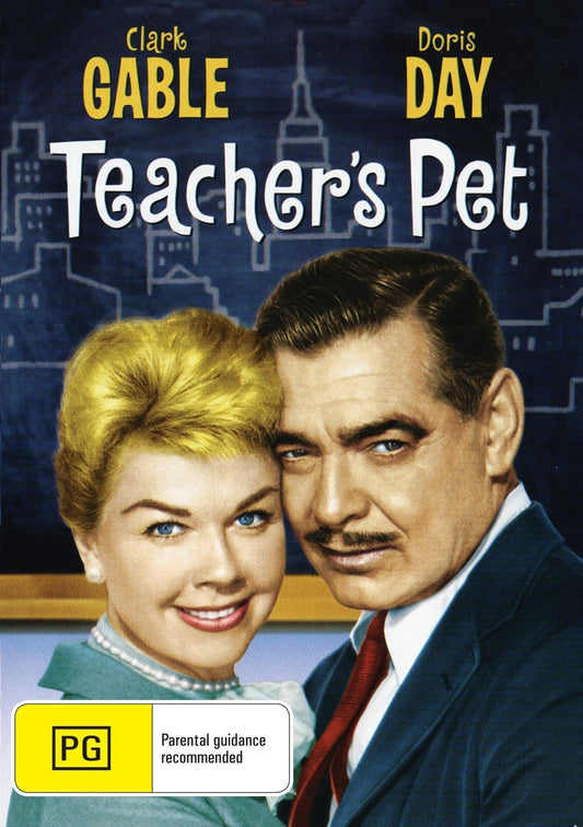 Teacher's Pet DVD featuring Clark Gable and Doris Day, a romantic film in the collection of rareandcollectibledvds.