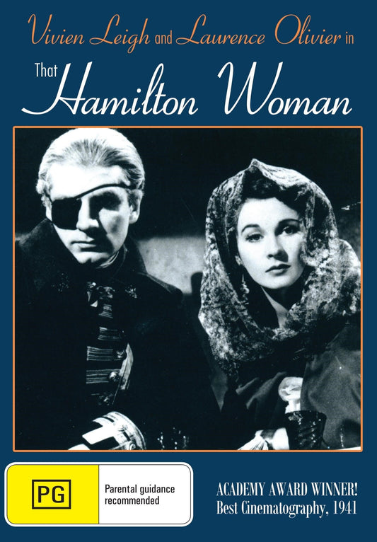 DVD of That Hamilton Woman featuring Vivien Leigh and Laurence Olivier, historical drama, from Rare and Collectible DVDs.
