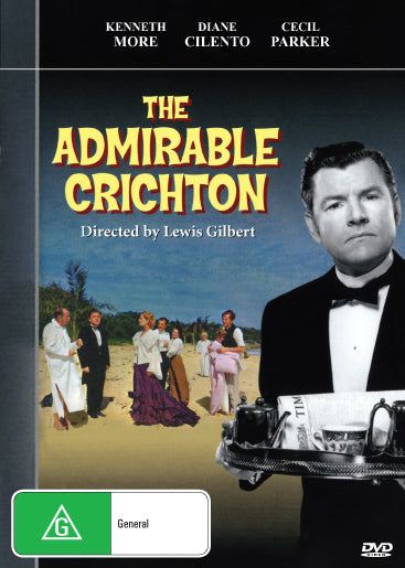 DVD cover image of The Admiral Crichton aka Paradise Lagoon comedy featuring Kenneth More and Diane Cilento.