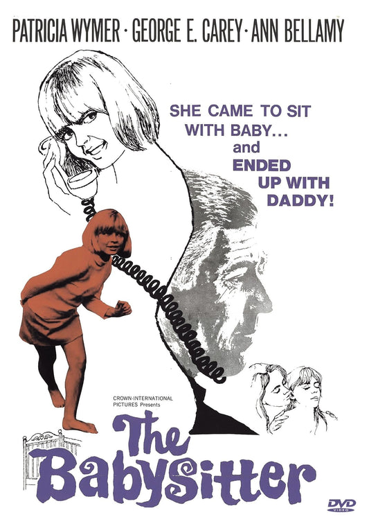 DVD cover of The Babysitter crime movie featuring Patricia Wymer and George E. Carey, from Rareandcollectibledvds.