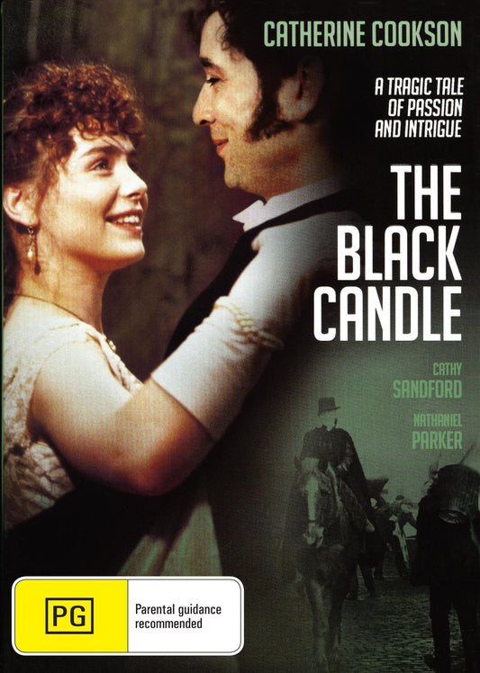 DVD cover of The Black Candle drama featuring Cathy Sandford and Nathaniel Parker, from RareAndCollectibleDVDs.