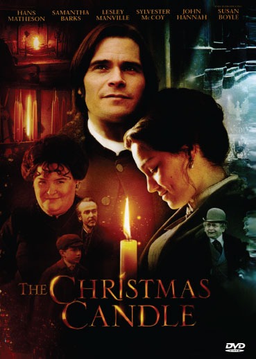 DVD cover of The Christmas Candle drama featuring Hans Matheson and Samantha Barks, from rareandcollectibledvds.