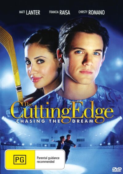 DVD cover of The Cutting Edge 3: Chasing the Dream featuring Matt Lanter and Francia Raisa, drama movie with colorful artwork.