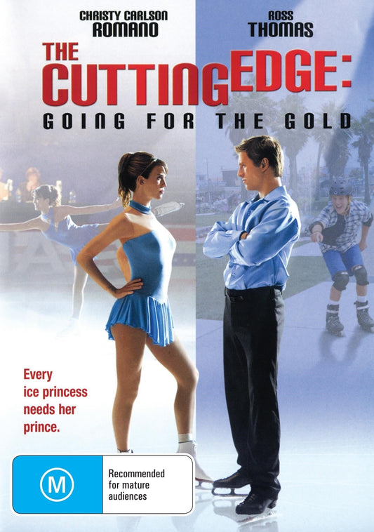 DVD cover of The Cutting Edge: Going for the Gold featuring Christy Carlson Romano and Ross Thomas, action movie from RareAndCollectibleDVDs