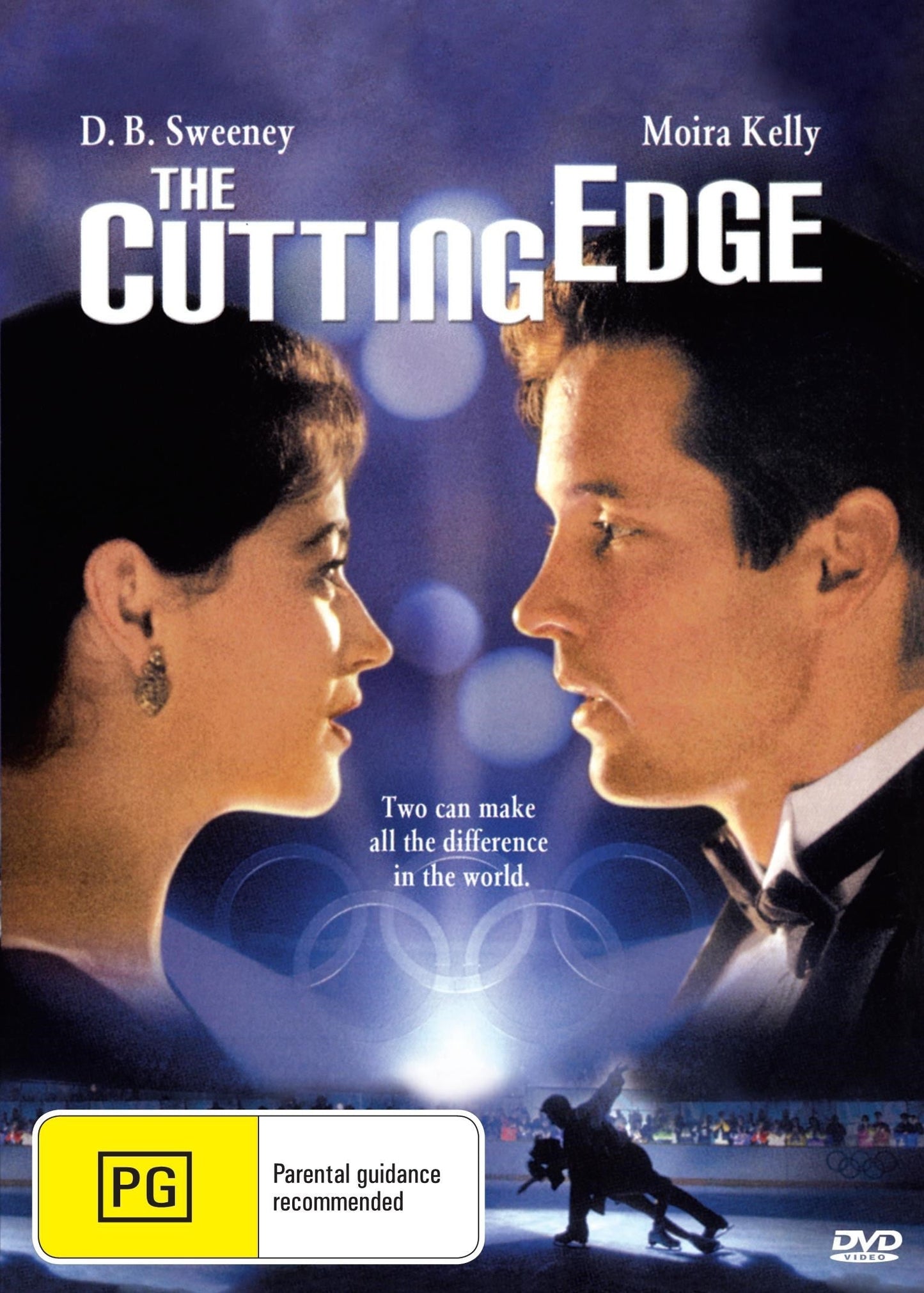 DVD of The Cutting Edge comedy featuring D.B. Sweeney and Moira Kelly, from Rare and Collectible DVDs collection.