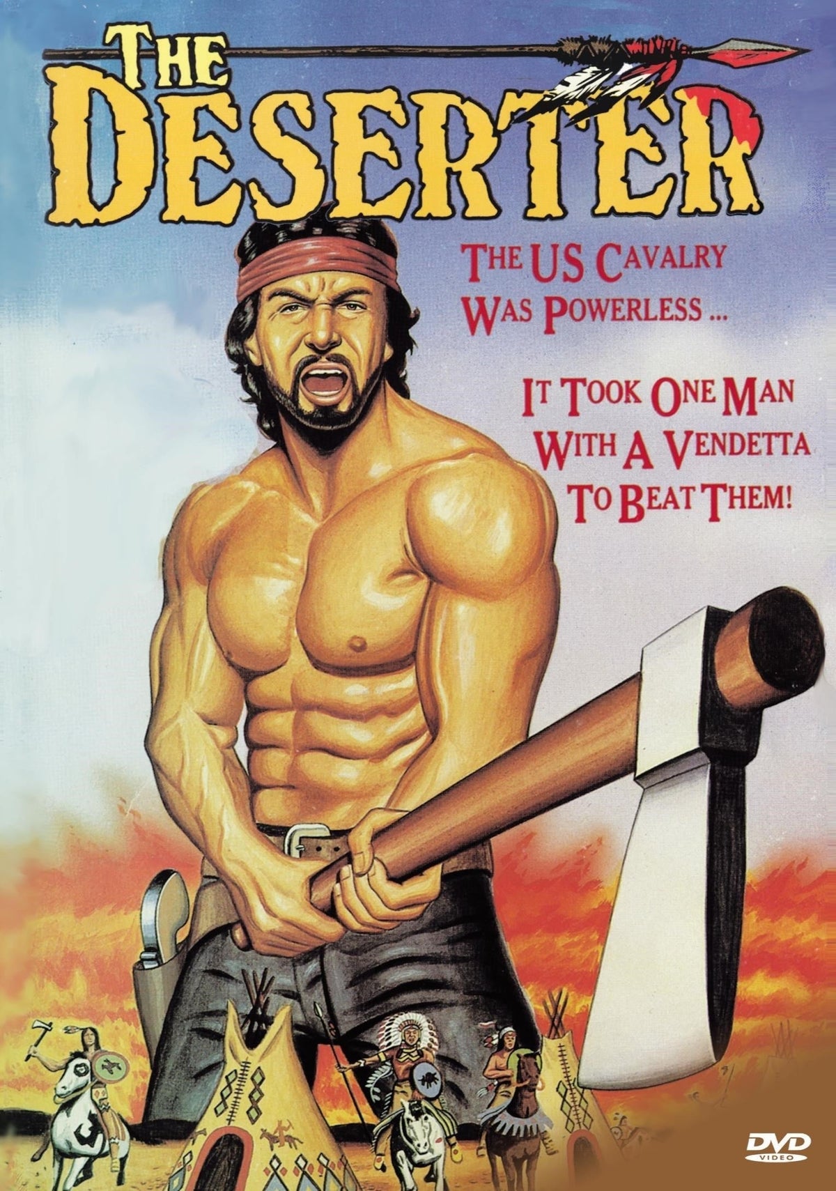DVD cover of The Deserter drama featuring Bekim Fehmiu and Richard Crenna, from Rare and Collectible DVDs collection.