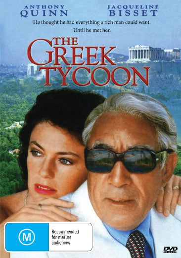 DVD cover of The Greek Tycoon drama featuring Anthony Quinn and Jacqueline Bisset, available from rareandcollectibledvds.