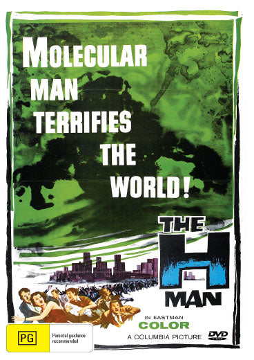 DVD cover of "The H Man" crime film featuring Yumi Shirakawa and Kenji Sahara, from Rare and Collectible DVDs collection.