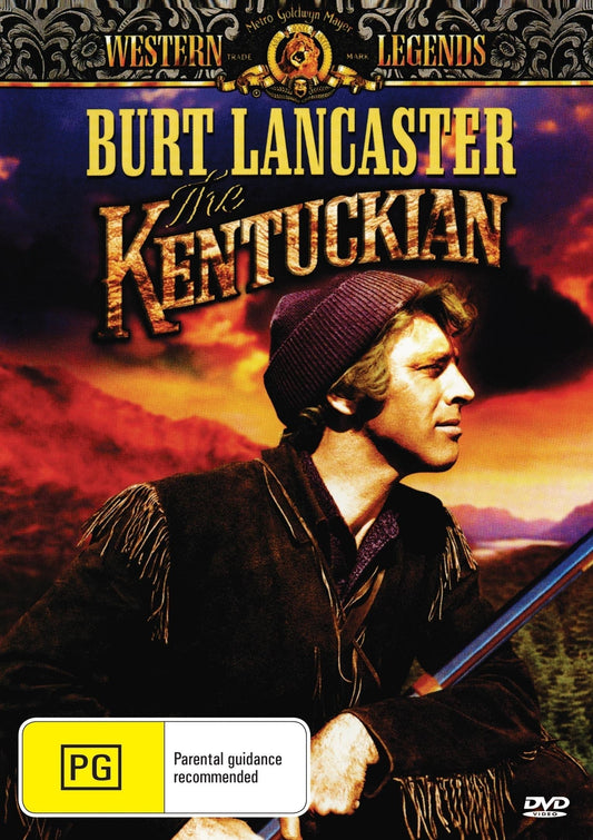 Western DVD featuring Burt Lancaster and Diana Lynn, titled The Kentuckian, from Rare and Collectible DVDs.