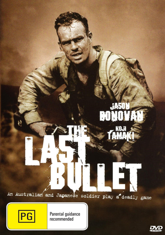 DVD cover of The Last Bullet featuring Jason Donovan and Kôji Tamaki, in an action movie by rareandcollectibledvds.
