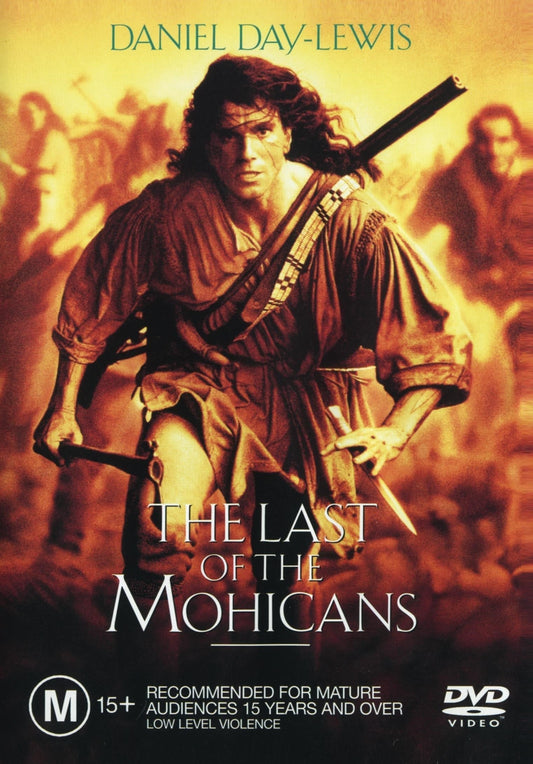 The Last of the Mohicans DVD featuring Daniel Day-Lewis and Madeleine Stowe, action film from RareAndCollectibleDVDs collection