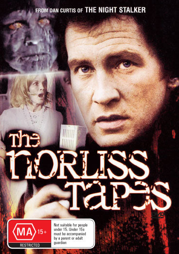 DVD cover of The Norliss Tapes horror movie featuring Roy Thinnes and Don Porter, from RareAndCollectibleDVDs.