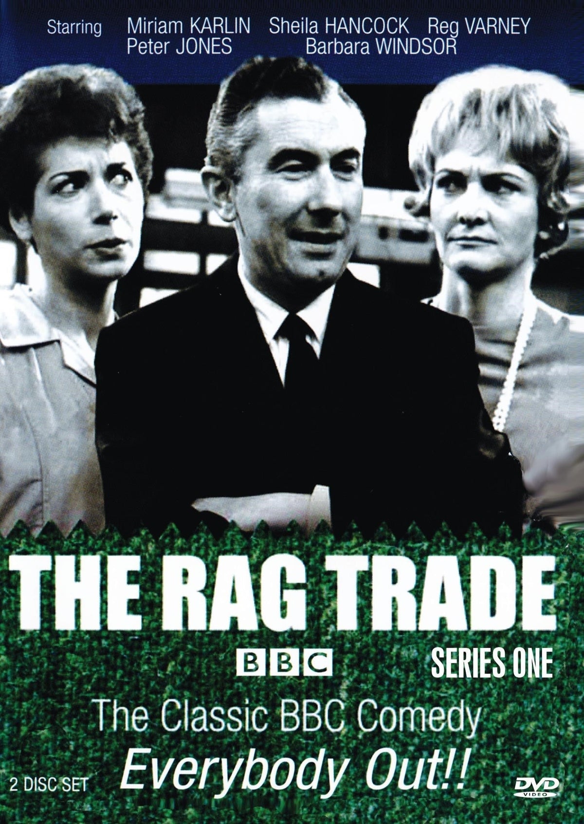 DVD of The Rag Trade Series 1 comedy featuring Peter Jones and Miriam Karlin, from Rare and Collectible DVDs.