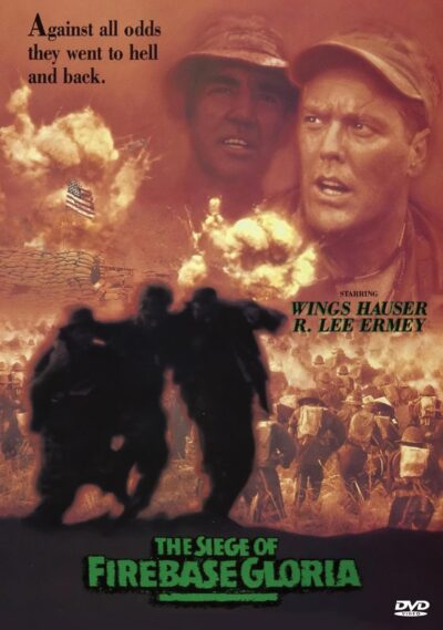 DVD cover of "The Siege Of Firebase Gloria" featuring Wings Hauser and R. Lee Ermey, from rareandcollectibledvds collection.