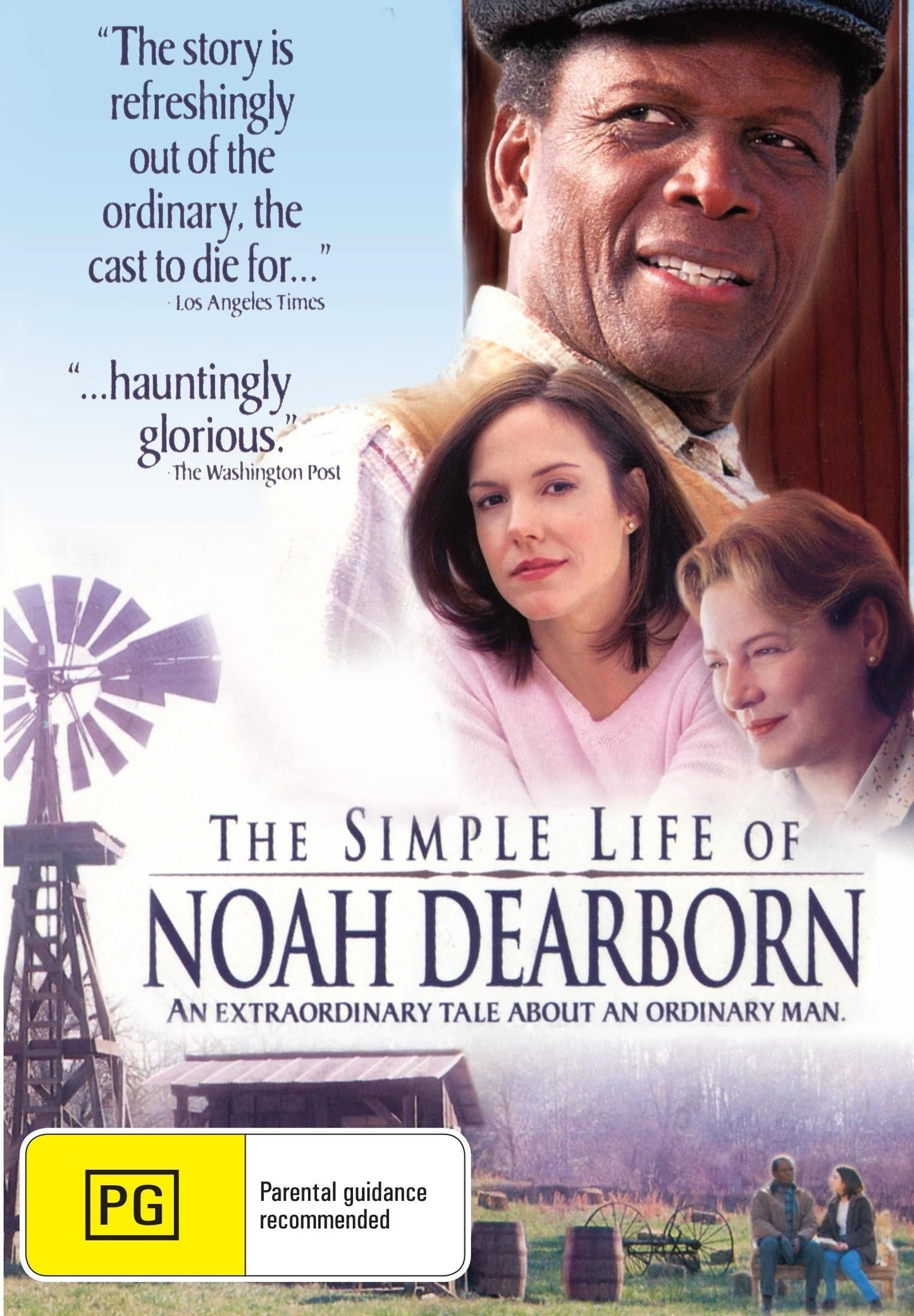 DVD cover for The Simple Life of Noah Dearborn, a drama with Sidney Poitier and Dianne Wiest, from Rare and Collectible DVDs.