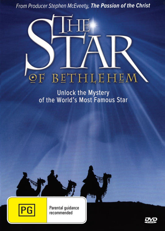 The Star of Bethlehem DVD by Rare and Collectible DVDs, showing the DVD cover with historical imagery and title.