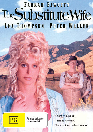 DVD cover of "The Substitute Wife" drama featuring Farrah Fawcett and Lea Thompson, from Rare and Collectible DVDs collection.