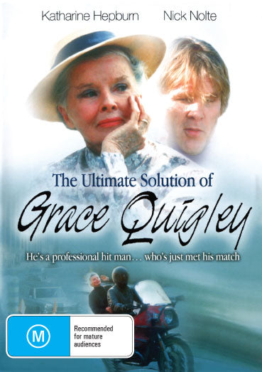 DVD cover of The Ultimate Solution of Grace Quigley comedy with Katharine Hepburn and Nick Nolte, released by Rare and Collectible DVDs