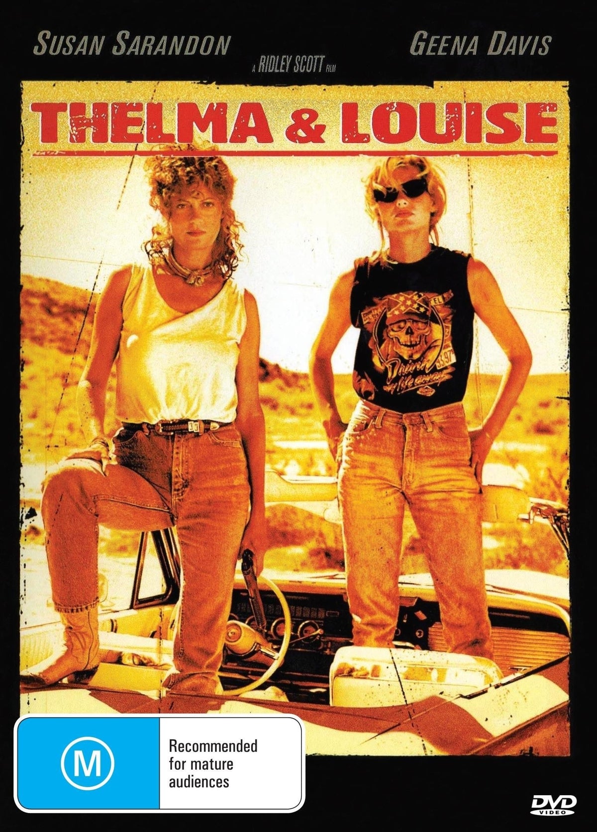 Thelma & Louise DVD featuring Susan Sarandon and Geena Davis, crime film, collectible DVD from RareAndCollectedDVDs.