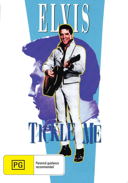 DVD cover of "Tickle Me," a musical featuring Elvis Presley and Julie Adams, available from rareandcollectibledvds.