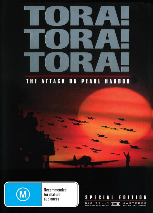 DVD cover image of "Tora! Tora! Tora!" featuring Martin Balsam and Sô Yamamura, part of a rare and collectible history film collection.