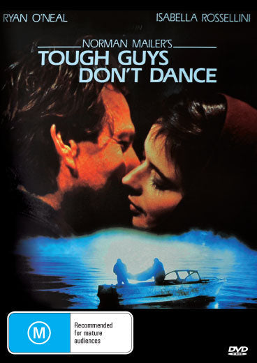 DVD cover of "Tough Guys Don't Dance" featuring Ryan O'Neal and Isabella Rossellini, crime drama available in multiple versions.