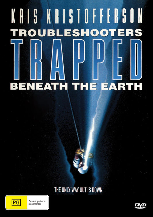 DVD of Trouble Shooters: Trapped Beneath the Earth drama featuring Kris Kristofferson and David Newsom, from RareAndCollectibleDVDs.