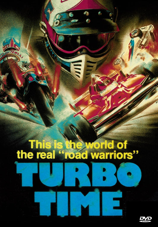 DVD cover for "Turbo Time" documentary featuring Giacomo Agostini and Lello Garinei, released by Rare and Collectible DVDs.