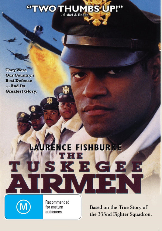 DVD cover of Tuskegee Airmen history documentary featuring Laurence Fishburne and Allen Payne, from Rare and Collectible DVDs.