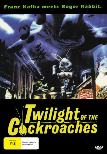 DVD cover of Twilight of the Cockroaches drama featuring Kaoru Kobayashi and Setsuko Karasuma, from rareandcollectibledvds.