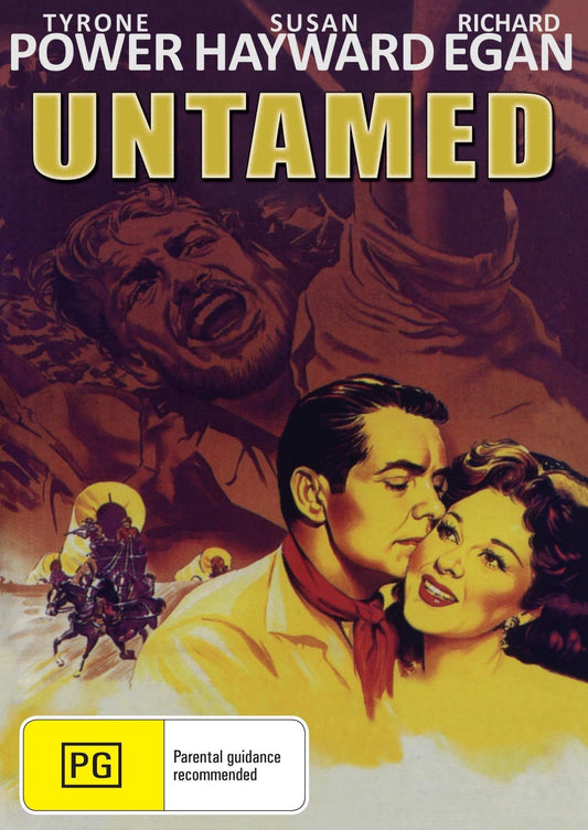 Untamed DVD featuring Tyrone Power and Susan Hayward, drama film, image from the rareandcollectibledvds collection.