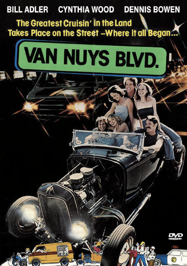 DVD cover for "Van Nuys Blvd" drama featuring Bill Adler and Cynthia Wood, available from rareandcollectibledvds.