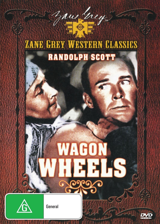 Wagon Wheels DVD featuring Western film with Randolph Scott and Gail Patrick, from rareandcollectibledvds.