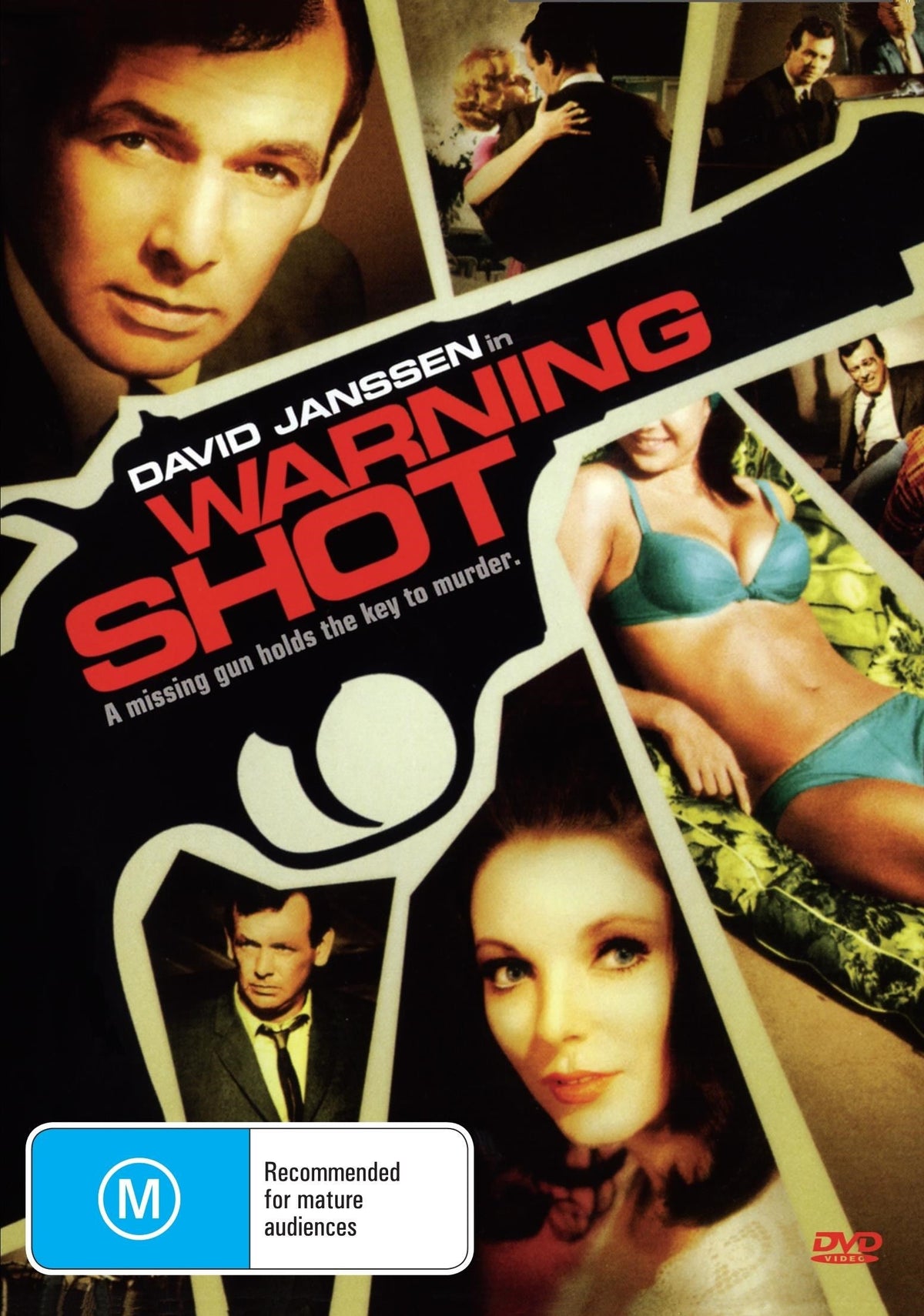 Warning Shot DVD featuring crime drama with David Janssen and Ed Begley, image of the DVD cover from rareandcollectibledvds.