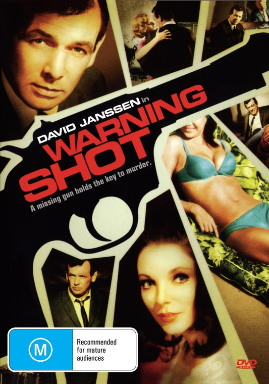 Warning Shot DVD featuring crime drama with David Janssen and Ed Begley, image of the DVD cover from rareandcollectibledvds.