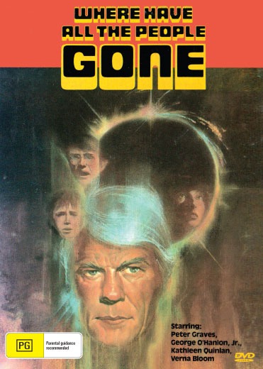 DVD cover for "Where Have All The People Gone" drama featuring Peter Graves and George O'Hanlon Jr, from Rare and Collectible DVDs.