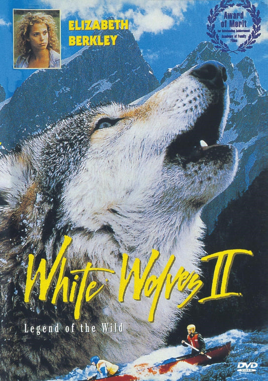 White Wolves II: Legend Of The Wild DVD featuring Elizabeth Berkley and Ele Keats, with a cover image showcasing the film's artwork.