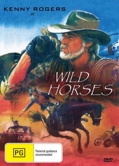 Wild Horses DVD featuring Western film with Kenny Rogers and Pam Dawber, collectible movie from rareandcollectibledvds